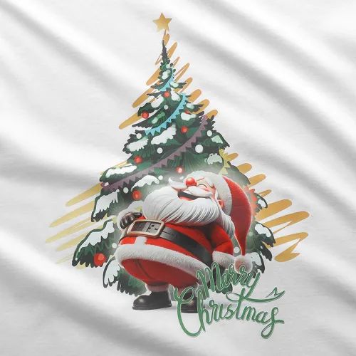 Áo thun nam Pack Horse cổ tròn in chữ Merry Christmas (có size 3x)