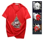 Áo thun nam Pack Horse cổ tròn in chữ Merry Christmas (có size 3x)