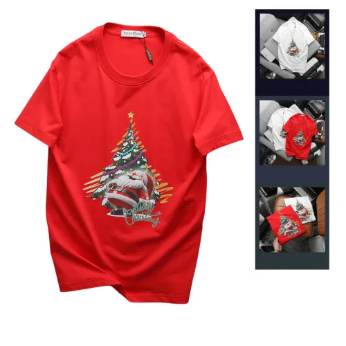 Áo thun nam Pack Horse cổ tròn in chữ Merry Christmas (có size 3x)