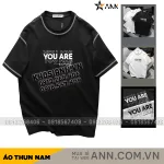 Nguồn hàng sỉ áo Thun Nam Cổ Tròn Pack Horse In Chữ You Are Enough