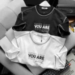 Nguồn hàng sỉ áo Thun Nam Cổ Tròn Pack Horse In Chữ You Are Enough