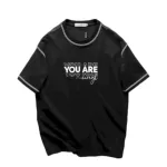 Nguồn hàng sỉ áo Thun Nam Cổ Tròn Pack Horse In Chữ You Are Enough