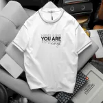 Nguồn hàng sỉ áo Thun Nam Cổ Tròn Pack Horse In Chữ You Are Enough
