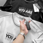Nguồn hàng sỉ áo Thun Nam Cổ Tròn Pack Horse In Chữ You Are Enough