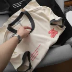 Chuyên sỉ áo Thun Nam Cổ Tròn Pack Horse In Nổi Chữ Enjoy The Process (Có Size 3x)
