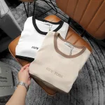 Chỗ sỉ áo Thun Nam Cổ Tròn Pack Horse Thêu Chữ New York Phối Hai Màu