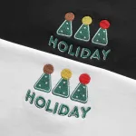 Nguồn hàng sỉ áo Thun Nam Cổ Tròn Pack Horse Thêu Nổi Chữ Holiday (Có Size 3x)