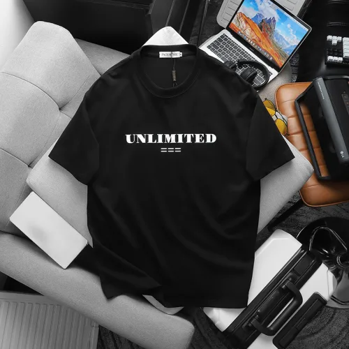 Chuyên sỉ áo Thun Nam Cổ Tròn Pack Hourse In Chữ Unlimited 23 - Có Big Size 100kg