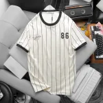 Áo Thun Nam Pack Hourse Cổ Tròn Logo Số 86 Size 3x