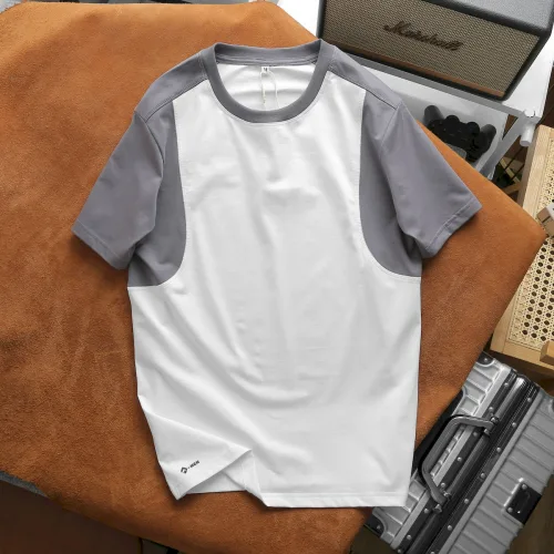Áo Thun Nam Cổ Tròn Phối Màu Tay Áo Size 3X