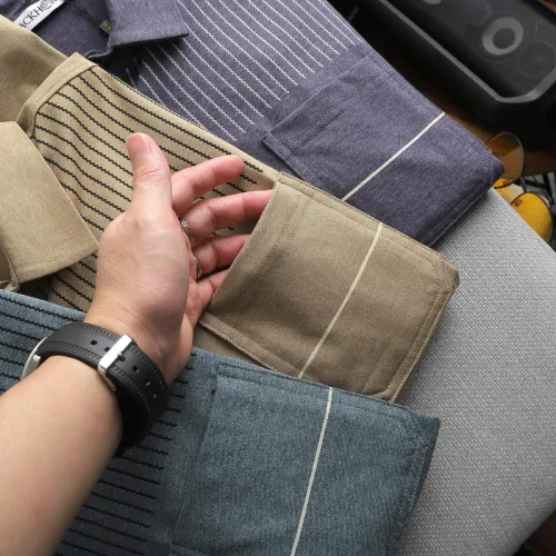 Chuyên sỉ áo Thun Nam Polo - Áo Thun Cổ Bẻ Nam Phối Sọc Có Túi Trước Ngực Sang Trọng Có Big Size