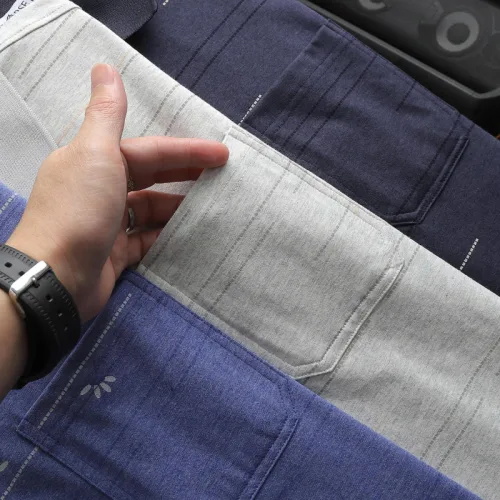 Áo thun polo nam có túi trước ngực, cổ bẻ phối sọc hoa, có Big Size