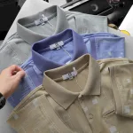 Áo Polo nam Pack Horse cổ bẻ, túi ngực in hình vuông size 3X