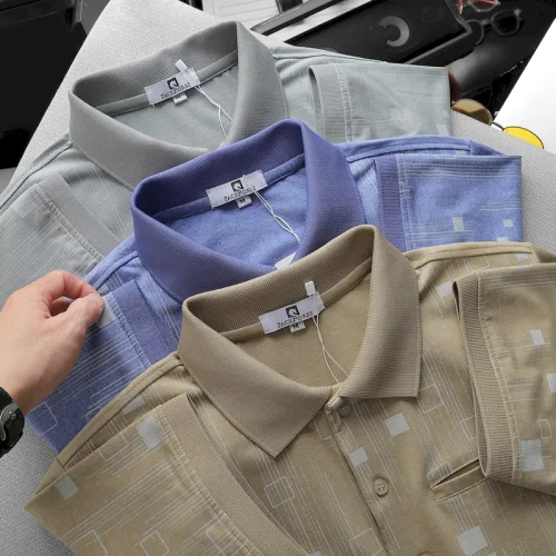 Áo Polo nam Pack Horse cổ bẻ, túi ngực in hình vuông size 3X