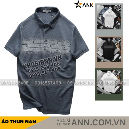 Nơi lấy sỉ áo Thun Nam Polo Cổ Bẻ Pack Horse Phối Hoạ Tiết Chữ G Độc Đáo