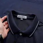 Nguồn hàng sỉ áo Thun Nam Polo Cổ Bẻ Phối Hoạ Tiết Sọc Ngang (Có size 3x)