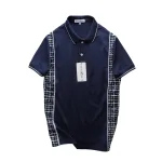 Nguồn hàng sỉ áo Thun Nam Polo Cổ Bẻ Phối Hoạ Tiết Sọc Ngang (Có size 3x)