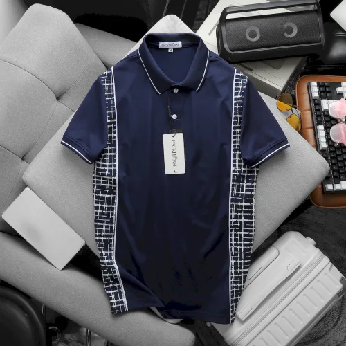 Nguồn hàng sỉ áo Thun Nam Polo Cổ Bẻ Phối Hoạ Tiết Sọc Ngang (Có size 3x)
