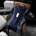 Nguồn hàng sỉ áo Thun Nam Polo Cổ Bẻ Phối Hoạ Tiết Sọc Ngang (Có size 3x)
