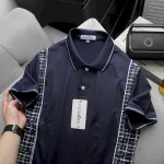 Nguồn hàng sỉ áo Thun Nam Polo Cổ Bẻ Phối Hoạ Tiết Sọc Ngang (Có size 3x)