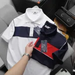 Chỗ sỉ áo Thun Nam Polo Cổ Bẻ SRB Phối Sọc Màu Trước Ngực (Có size 3x)
