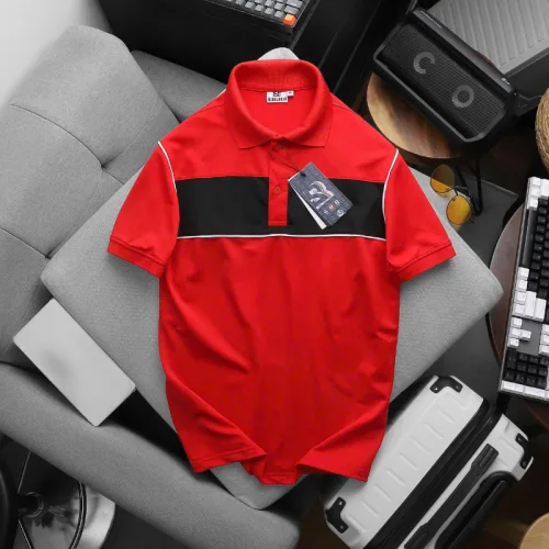 Chỗ sỉ áo Thun Nam Polo Cổ Bẻ SRB Phối Sọc Màu Trước Ngực (Có size 3x)