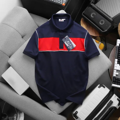 Chỗ sỉ áo Thun Nam Polo Cổ Bẻ SRB Phối Sọc Màu Trước Ngực (Có size 3x)