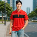 Chỗ sỉ áo Thun Nam Polo Cổ Bẻ SRB Phối Sọc Màu Trước Ngực (Có size 3x)