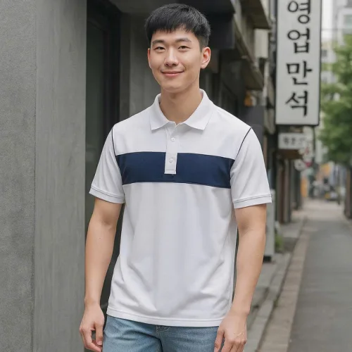 Chỗ sỉ áo Thun Nam Polo Cổ Bẻ SRB Phối Sọc Màu Trước Ngực (Có size 3x)