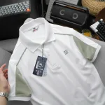 Shop sỉ áo Thun Nam Polo Cổ Bẻ Thêu Chữ SRB Tay Phối Viền Màu Basic (Có size 3x)