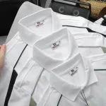 Shop sỉ áo Thun Nam Polo Cổ Bẻ Thêu Chữ SRB Tay Phối Viền Màu Basic (Có size 3x)