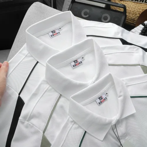 Shop sỉ áo Thun Nam Polo Cổ Bẻ Thêu Chữ SRB Tay Phối Viền Màu Basic (Có size 3x)