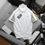 Shop sỉ áo Thun Nam Polo Cổ Bẻ Thêu Chữ SRB Tay Phối Viền Màu Basic (Có size 3x)