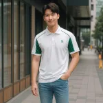 Shop sỉ áo Thun Nam Polo Cổ Bẻ Thêu Chữ SRB Tay Phối Viền Màu Basic (Có size 3x)