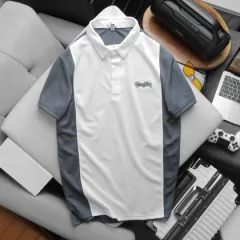 Áo Polo Nam Houston Thêu Logo Cổ Bẻ Phối Màu