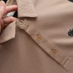 Áo Polo Nam Houston Thêu Logo Cổ Bẻ Phối Màu