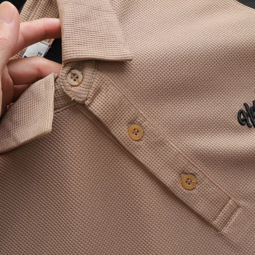 Áo Polo Nam Houston Thêu Logo Cổ Bẻ Phối Màu