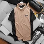 Áo Polo Nam Houston Thêu Logo Cổ Bẻ Phối Màu