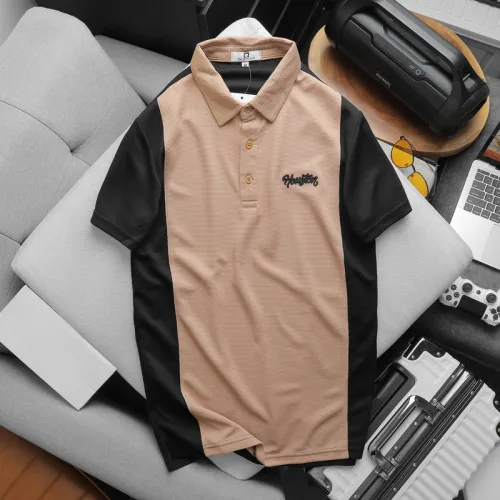 Áo Polo Nam Houston Thêu Logo Cổ Bẻ Phối Màu