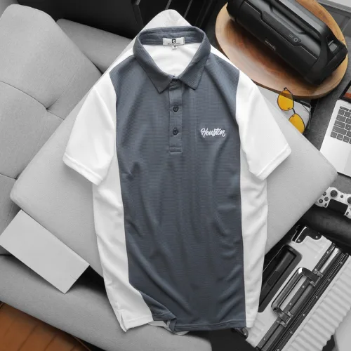 Áo Polo Nam Houston Thêu Logo Cổ Bẻ Phối Màu