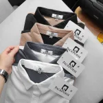 Áo Polo Nam Houston Thêu Logo Cổ Bẻ Phối Màu
