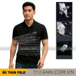 Áo Polo Nam SRB Cổ Bẻ Thêu Logo Sọc Chữ Size 3X