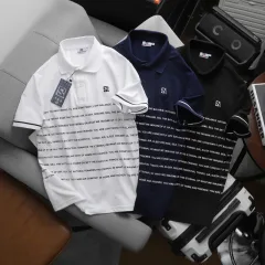 Áo Polo Nam SRB Cổ Bẻ Thêu Logo Sọc Chữ Size 3X