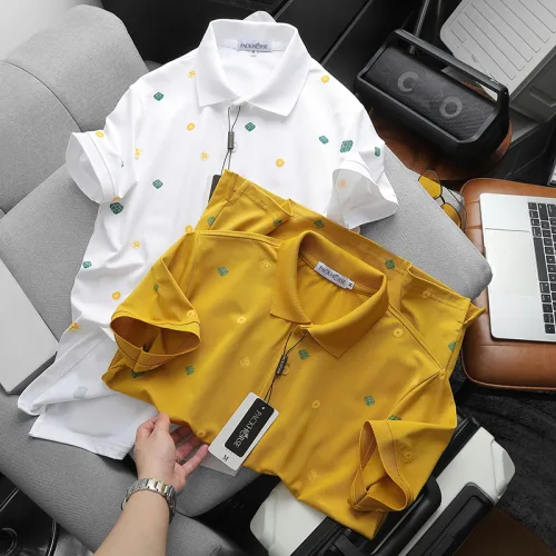Áo thun polo dành cho nam in họa tiết Tết, có size 3X