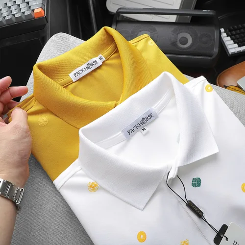 Áo thun polo dành cho nam in họa tiết Tết, có size 3X