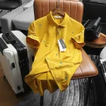 Áo thun polo dành cho nam in họa tiết Tết, có size 3X