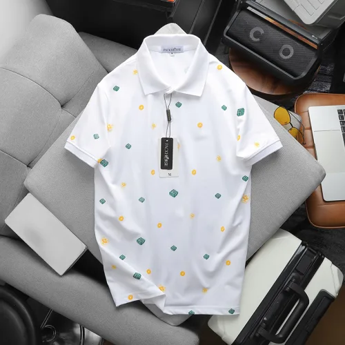 Áo thun polo dành cho nam in họa tiết Tết, có size 3X