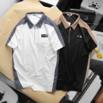 Áo thun polo Pack Horse dành cho nam, cổ bẻ có dây kéo