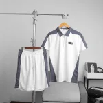 Áo thun polo Pack Horse dành cho nam, cổ bẻ có dây kéo