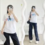 Shop sỉ áo Thun Nữ Cổ Tròn Size M (40-60kg) Nhiều Mẫu 1